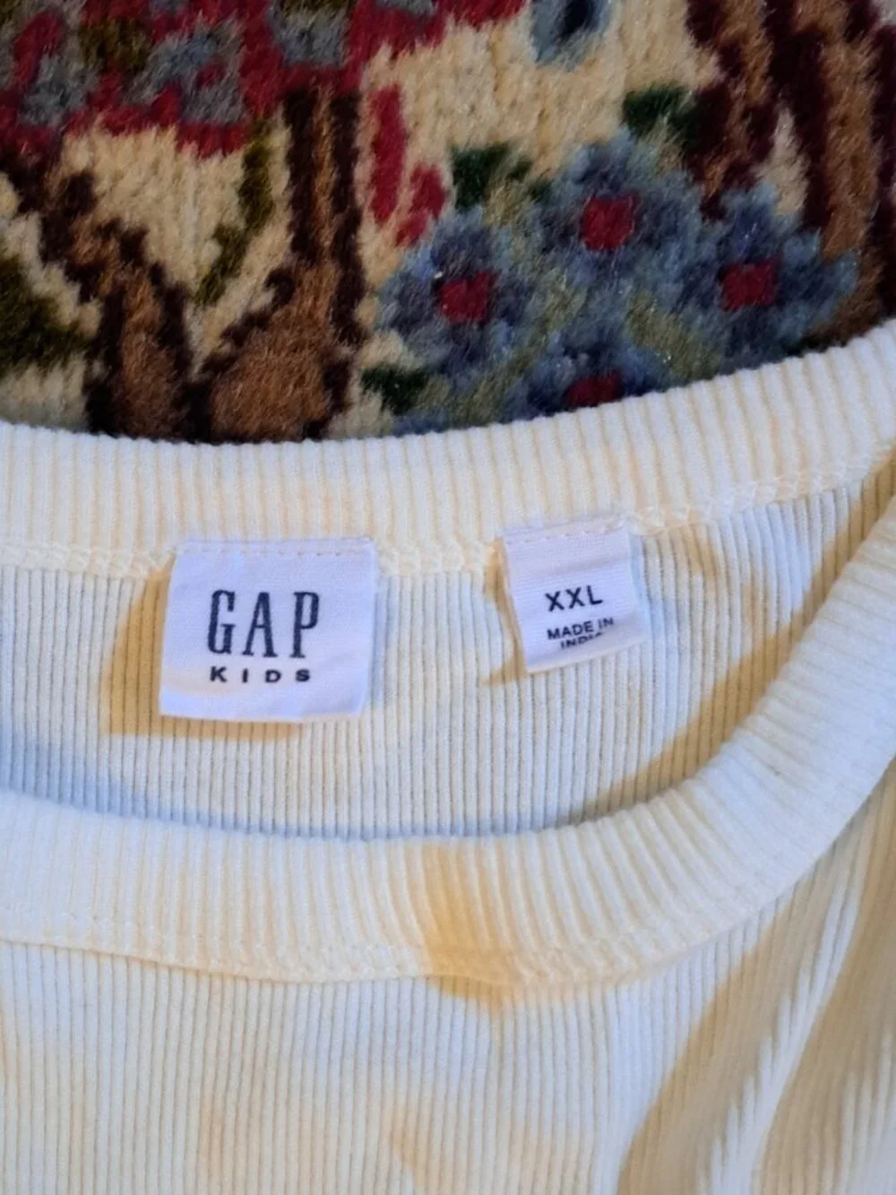 Gap Girls White Eyelet Dress XXL